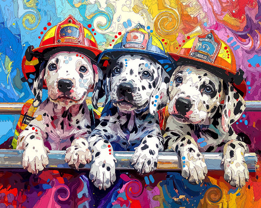 The Dalmatians On Duty Mini Print (Ltd. Edition) (102825)