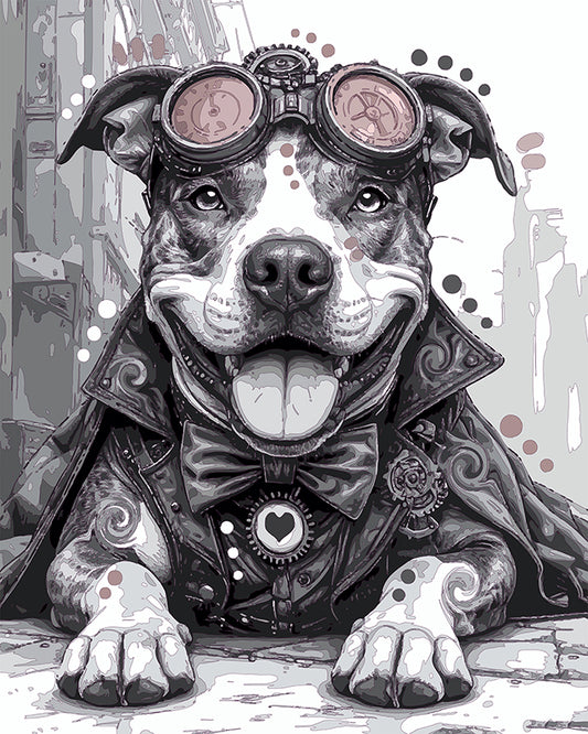 The Dapper Cape SP Pittie Mini Print (Ltd. Edition) (070126)