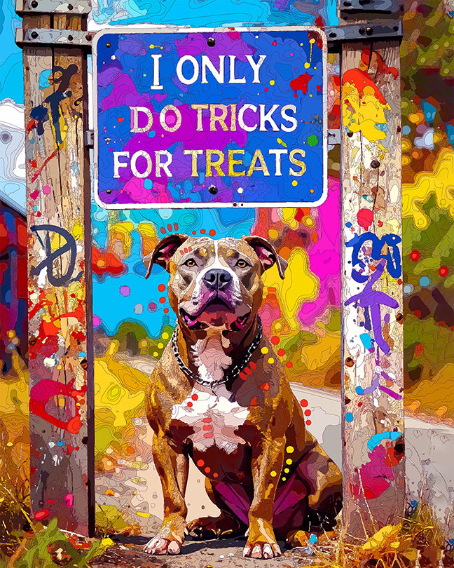 The Deal Break Pittie Mini Print (Ltd. Edition) (090325)