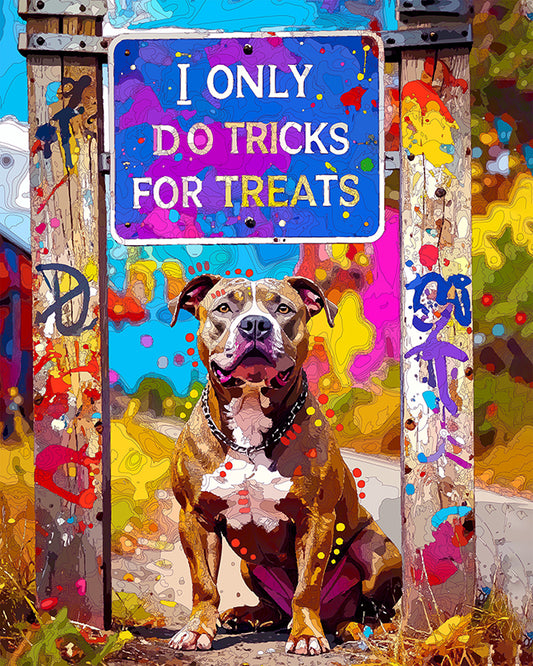 The Deal Break Pittie Mini Print (Ltd. Edition) (090325)