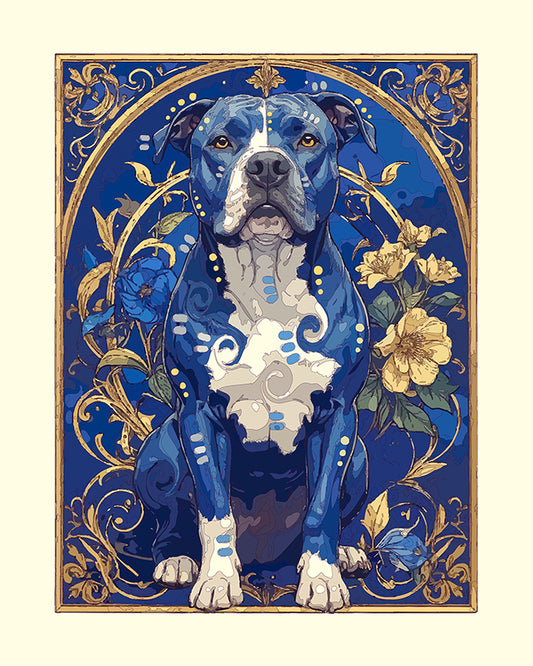 The Decorated Blue Pit Mini Print (Ltd. Edition) (123025)