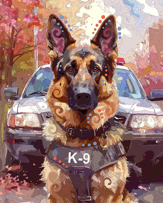 The Dedicated Police Dog Mini Print (Ltd. Edition) (103125)