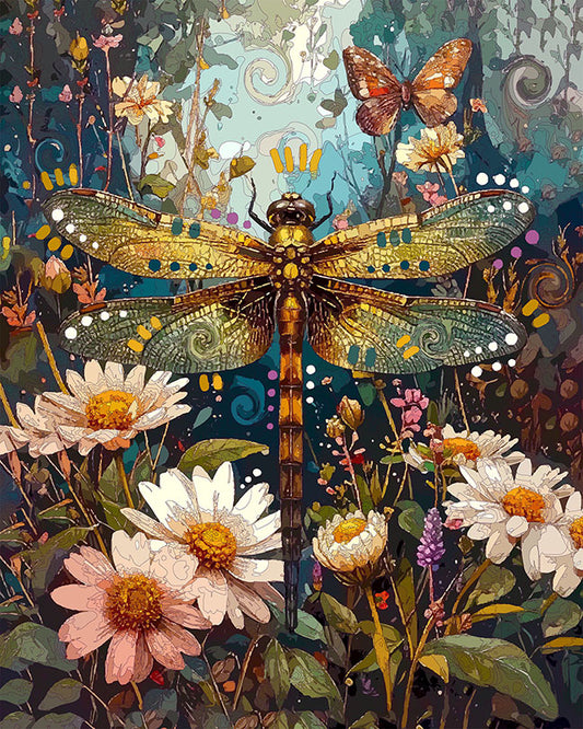 The Deep Forest Dragonfly Mini Print (Ltd. Edition) (031926)