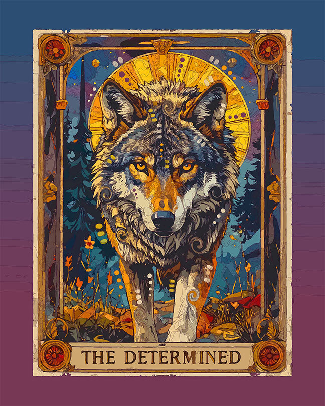 The Determined Tarot Mini Print (Ltd. Edition) (121625)
