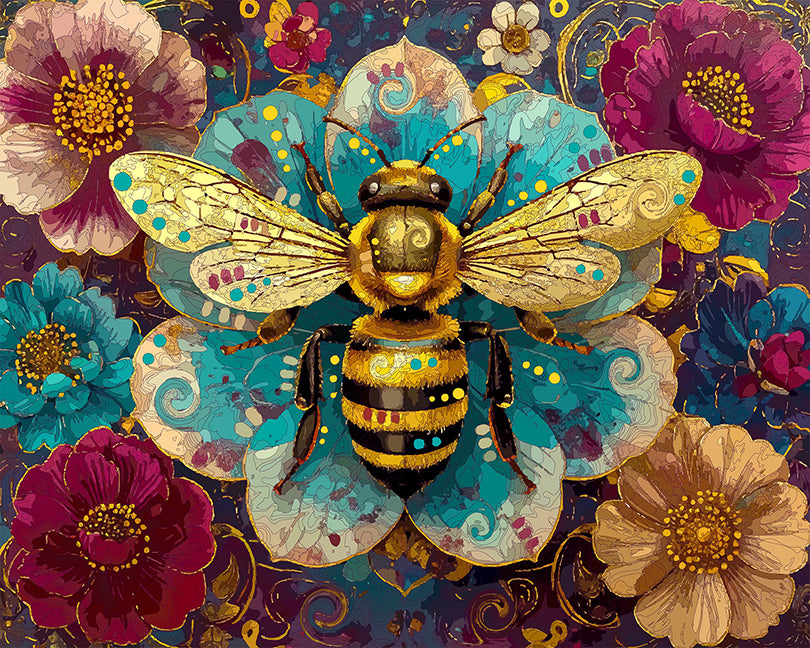 The Distinguished Honey Bee Mini Print (Ltd. Edition) (112425)