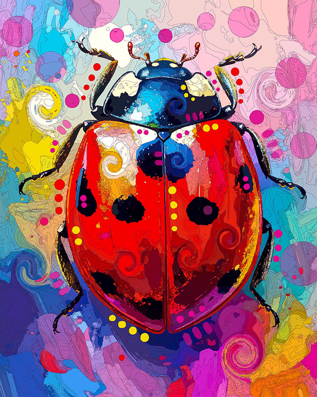 The Distinctive Ladybug Mini Print (Ltd. Edition) (082125)