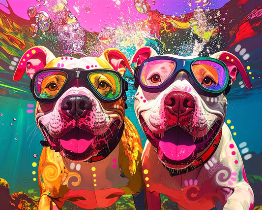 The Dive Twin Pitties Mini Print (Ltd. Edition) (122625)