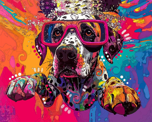 The Diving Dalmatian Mini Print (Ltd. Edition) (011626)