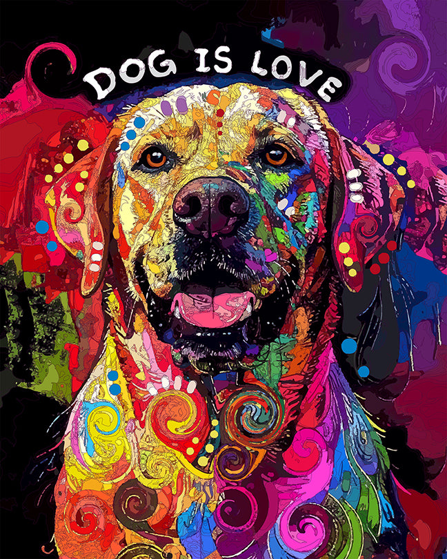 The Dog Is Love Lab Mini Print (Ltd. Edition) (090926)