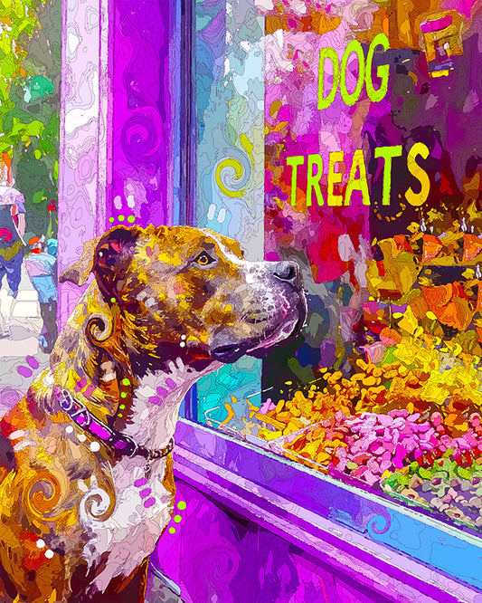 The Dog Treat Window Mini Print (Ltd. Edition) (091825)