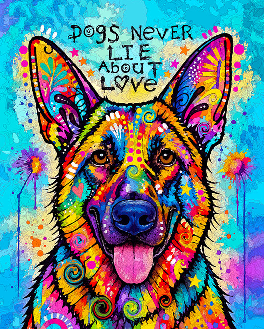 The Dogs Never Lie Shep Mini Print (Ltd. Edition) (102026)