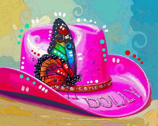 The Dolly Hat Butterfly Mini Print (Ltd. Edition) (083126)
