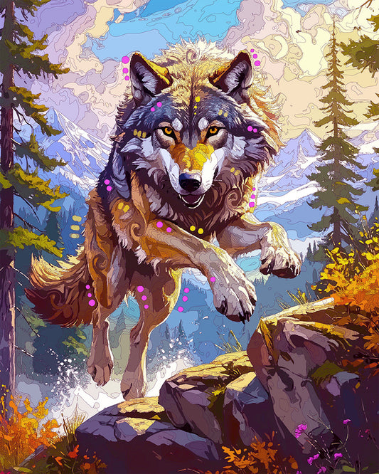 The Domain Wolf Mini Print (Ltd. Edition) (071625)