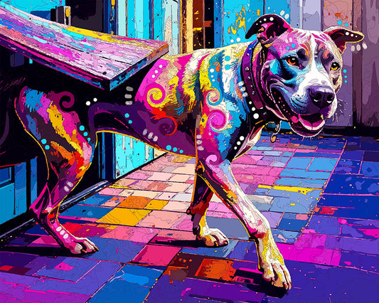 The Door Hatch Pittie Mini Print (Ltd. Edition) (082225)