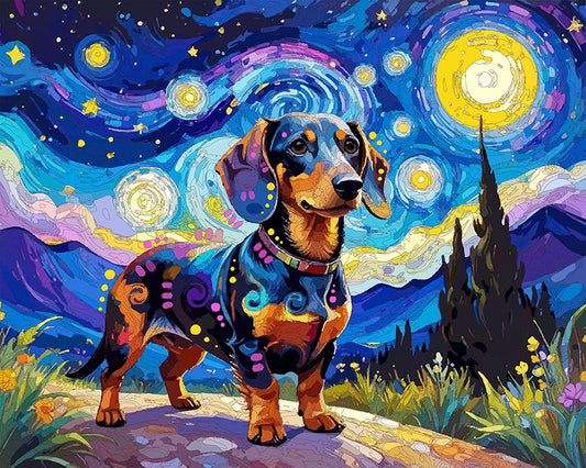 The Doxies Starry Night Adventure Mini Print (Ltd. Edition) (040726)