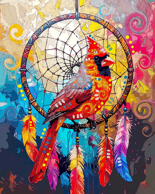 The Dream Catching Cardinal Mini Print (Ltd. Edition) (110425)