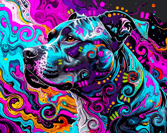 The Dream Swirl Pittie Mini Print (Ltd. Edition) (092625)