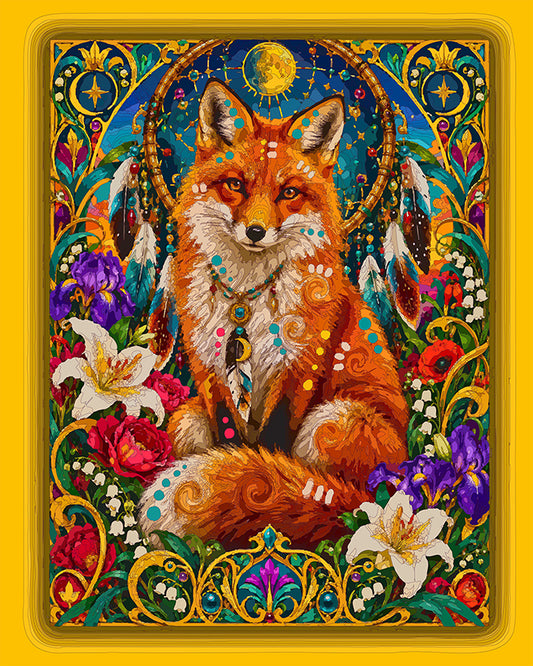 The Dreamcatcher Fox Mini Print (Ltd. Edition) (091826)