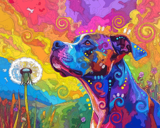 The Dreaming Wish Pittie Mini Print (Ltd. Edition) (031826)