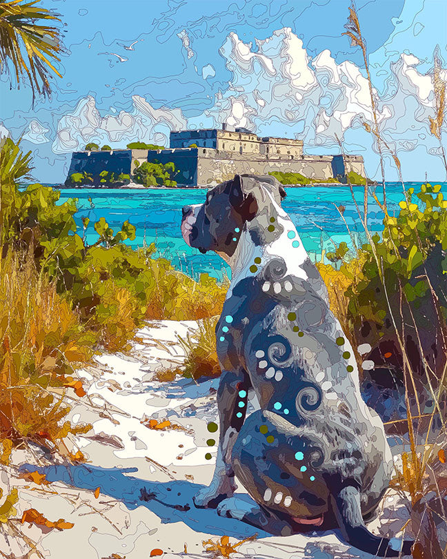 The Dry Tortugas View Mini Print (Ltd. Edition) (081126)