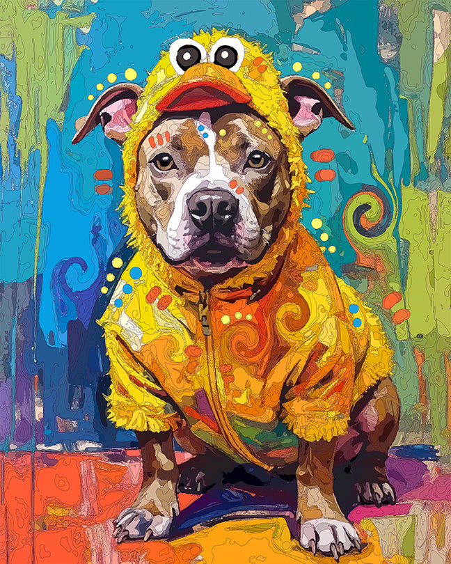The Duck Costume Pittie Mini Print (Ltd. Edition) (060326)