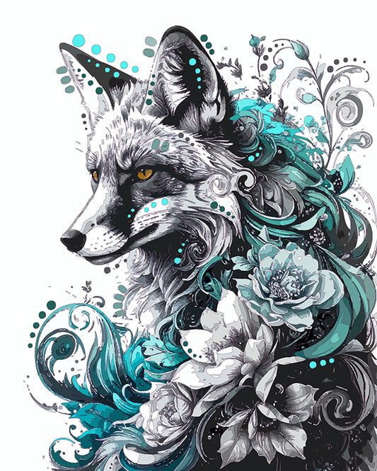 The Emerging Blue Fox Mini Print (Ltd. Edition) (100925)