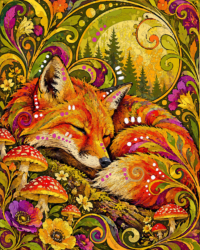 The Enchanted Woodland Fox Mini Print (Ltd. Edition) (102126)