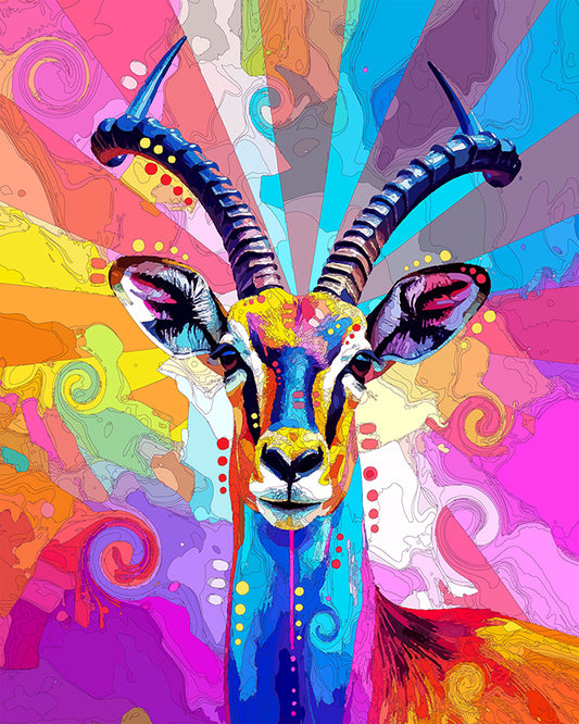 The Endangered Black Faced Impala Mini Print (Ltd. Edition) (072925)