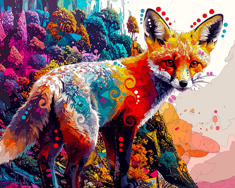 The Endangered Kit Fox Mini Print (Ltd. Edition) (080525)