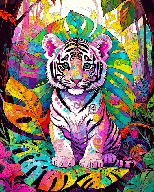 The Endangered White Bengal Mini Print (Ltd. Edition) (081225)
