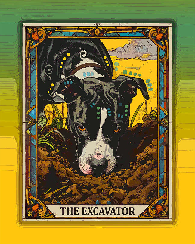 The Excavator Tarot Mini Print (Ltd. Edition) (072026)