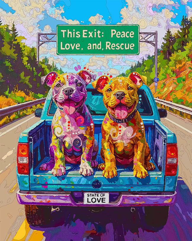 The Exiting Pups Mini Print (Ltd. Edition) (111225)