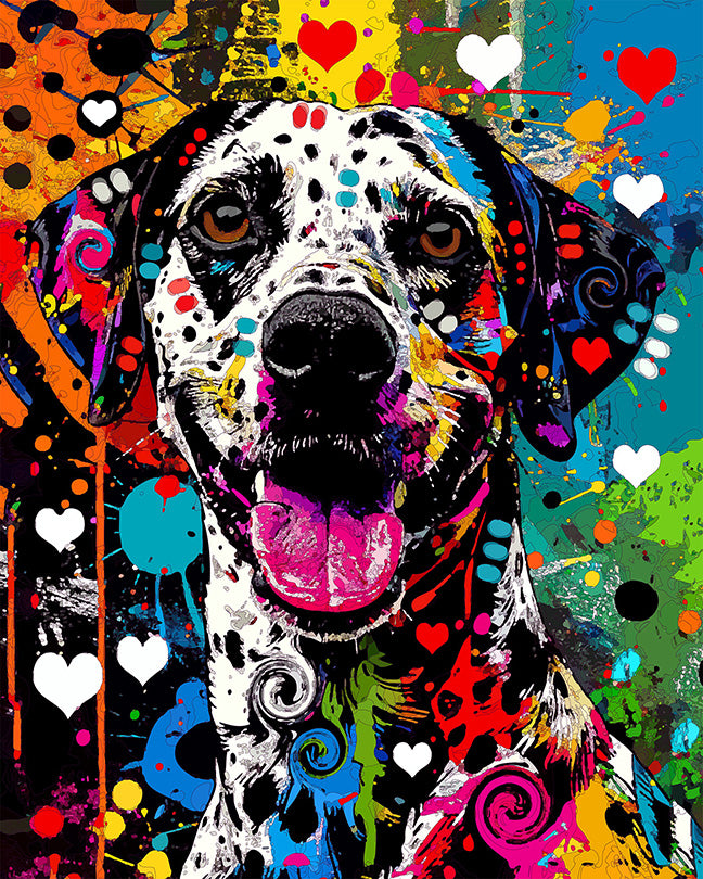 The Explosive Love Dalmatian Mini Print (Ltd. Edition) (072726)