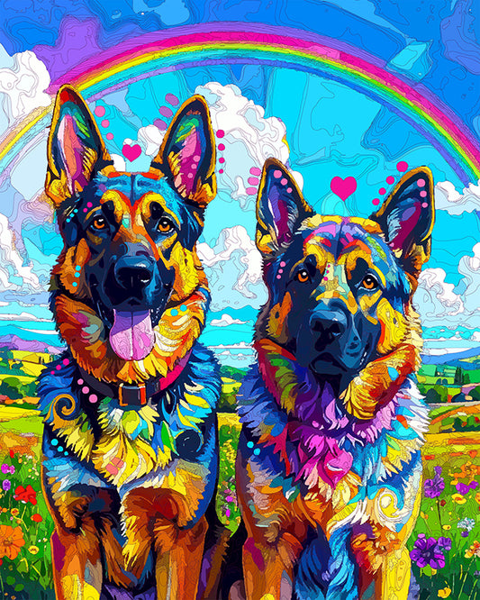 The Fabulous Rainbow Shepherds Mini Print (Ltd. Edition) (072325)