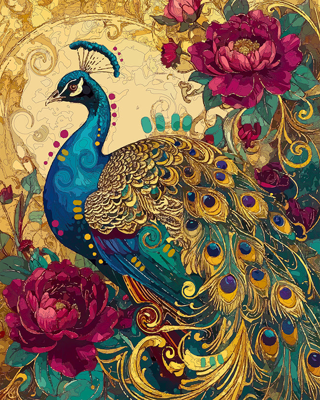 The Fairytale Peacock Mini Print (Ltd. Edition) (112825)