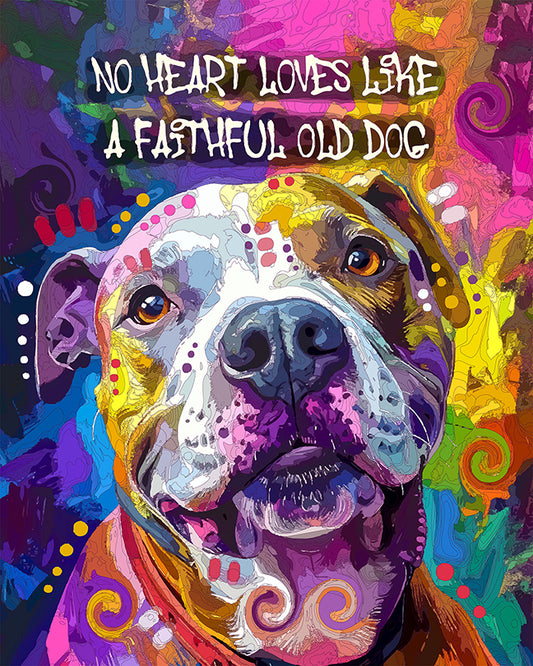 The Faithful Old Dog Mini Print (Ltd. Edition) (052826)