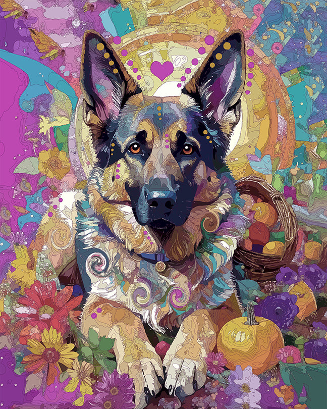 The Fall Basket Shepherd Mini Print (Ltd. Edition) (101725)