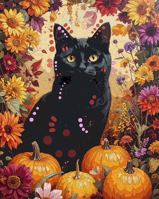 The Fallback Black Cat Mini Print (Ltd. Edition) (091126)