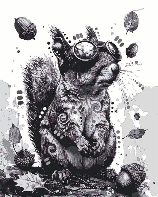 The Falling Acorns Mini Print (Ltd. Edition) (040926)