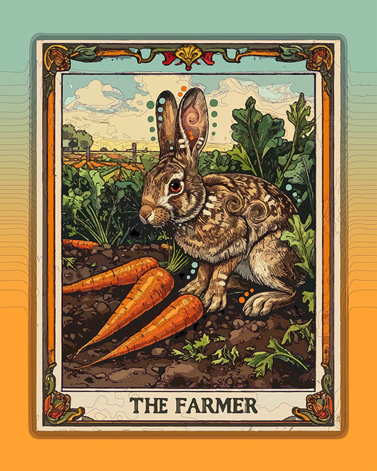 The Farmer Tarot Mini Print (Ltd. Edition) (070126)