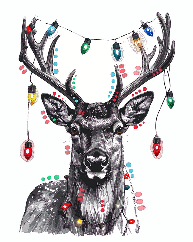 The Festival Reindeer Mini Print (Ltd. Edition) (120825)