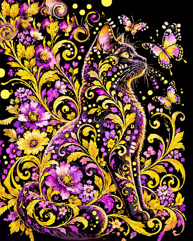The Filigree Black Cat Mini Print (Ltd. Edition) (102626) – Dean Russo ...
