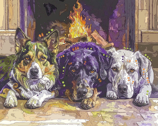 The Fireplace Mutts Mini Print (Ltd. Edition) (121825)