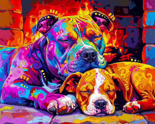 The Fireside Sleepers Mini Print (Ltd. Edition) (100625)