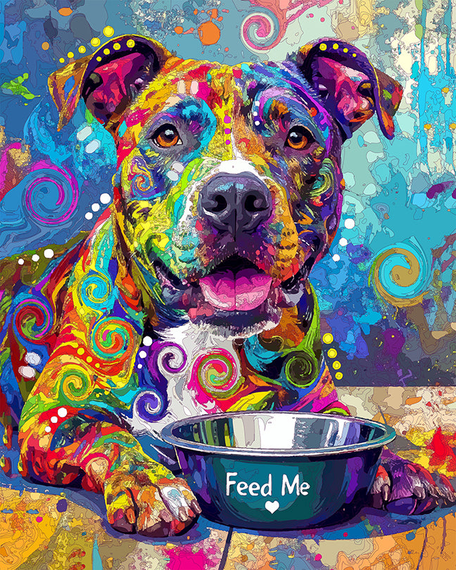 The First Feeding Pittie Mini Print (Ltd. Edition) (102425)