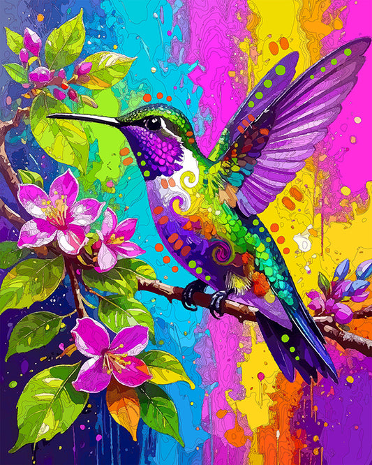 The Flight Pattern Hummingbird Mini Print (Ltd. Edition) (082625)