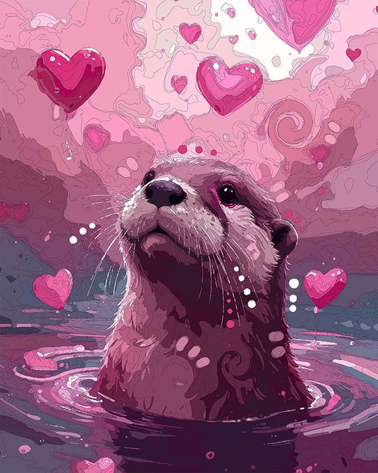 The Floating Heart Watch Otter Mini Print (Ltd. Edition) (020926)