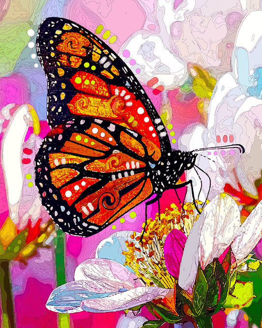The Flower Child Butterfly Mini Print (Ltd. Edition) (082725)