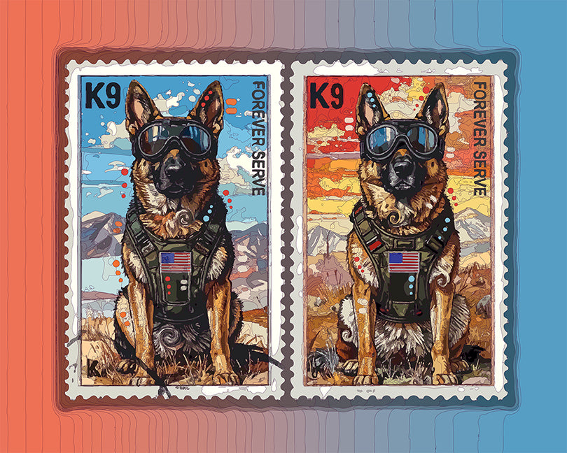 The Forever Serve Stamps Mini Print (Ltd. Edition) (070726)