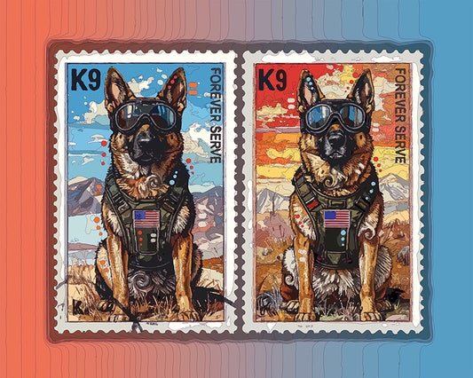 The Forever Serve Stamps Mini Print (Ltd. Edition) (070726)